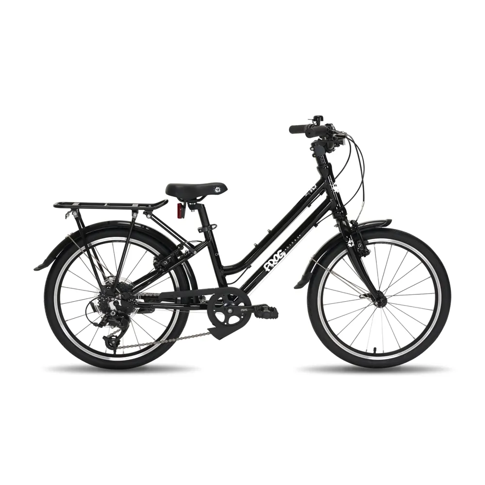 uPRISE Bikes Frog City 53 20w 2025 Junior Hybrid Bike - Black | Price match, 365 day return s, 18-Month Warranty, Finance Available & Free UK Delivery