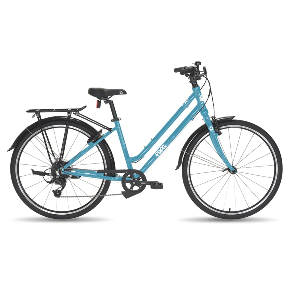 uPRISE Bikes Frog City 67 26w 2025 Junior Hybrid Bike - Teal | Price match, 365 day return s, 18-Month Warranty, Finance Available & Free UK Delivery