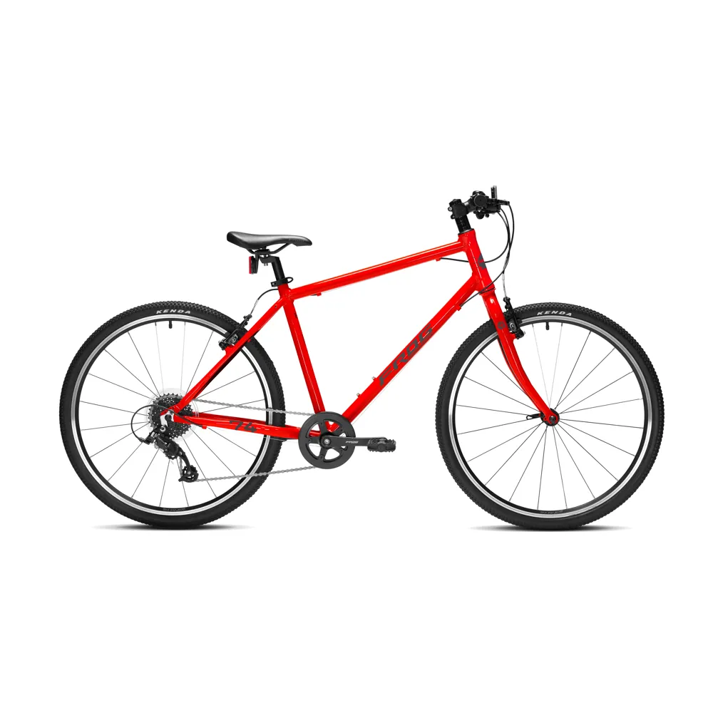 uPRISE Bikes Frog 74 26w 2025 Junior Hybrid Bike - Neon Red | Price match, 365 day return s, 18-Month Warranty, Finance Available & Free UK Delivery