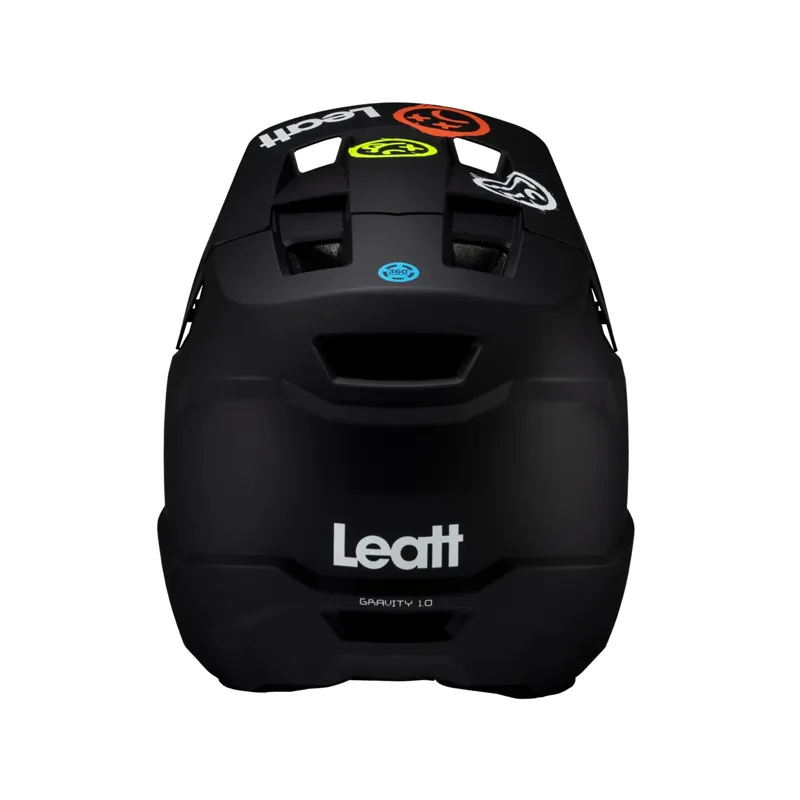 Leatt Gravity 1.0 Junior Full Face MTB Helmet - Black-2