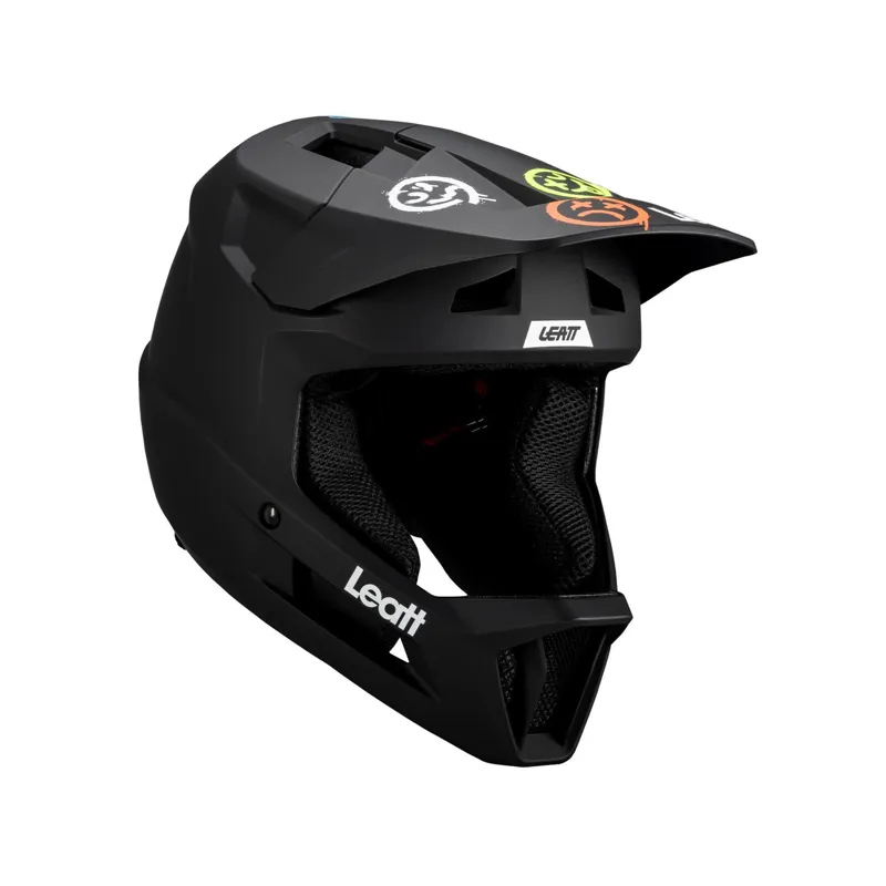 Leatt Gravity 1.0 Junior Full Face MTB Helmet - Black-5