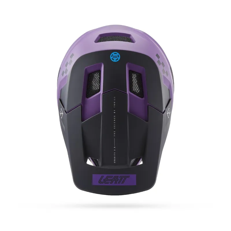 Leatt Gravity 2.0 Full Face MTB Helmet - Purple-3