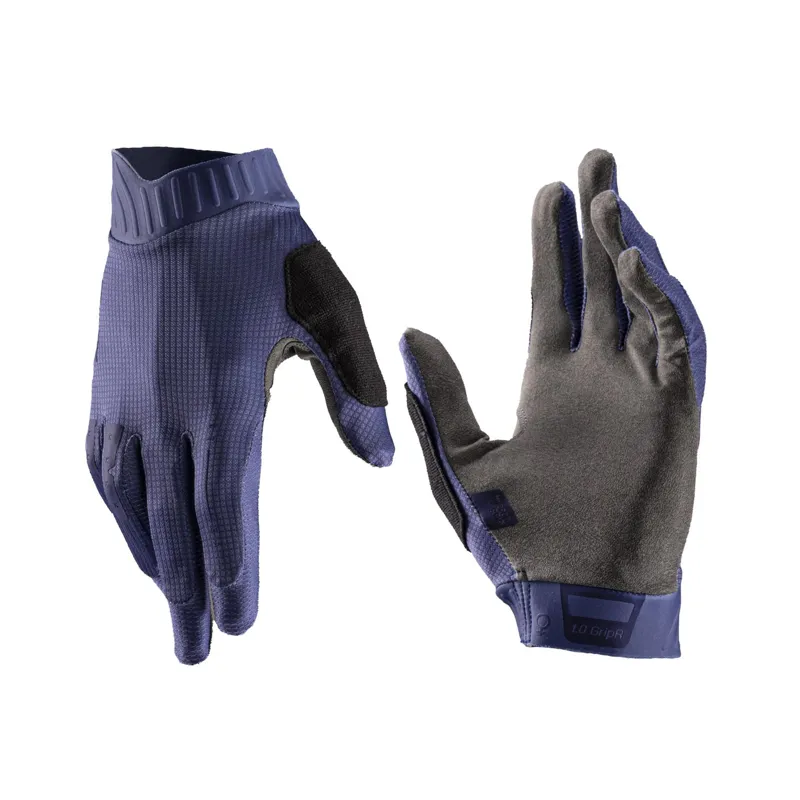 Leatt 1.0 GripR Women's Long Finger MTB Gloves - Cosmic Blue
