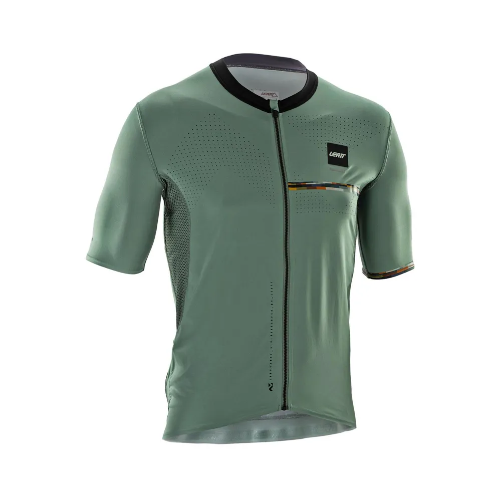 uPRISE Bikes Leatt Endurance 5.0 Short Sleeve MTB Jersey - Mist Green | Price match, 365 day return s, 18-Month Warranty, Finance Available & Free UK Delivery