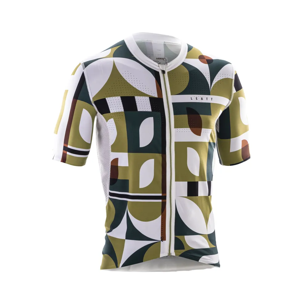 uPRISE Bikes Leatt Endurance 5.0 Short Sleeve MTB Jersey - Canvas Green | Price match, 365 day return s, 18-Month Warranty, Finance Available & Free UK Delivery