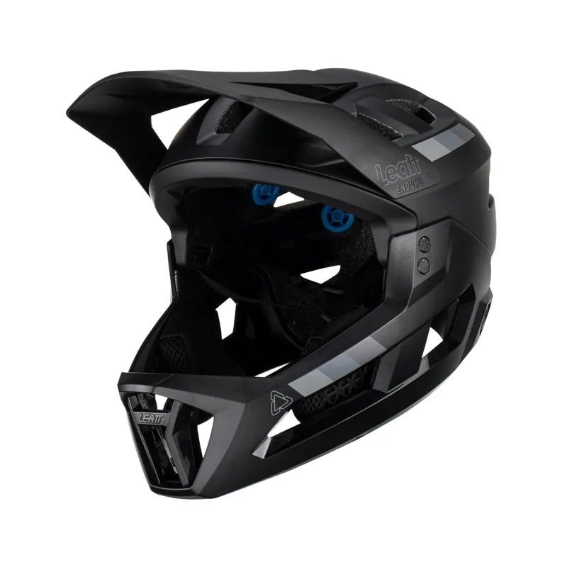 Leatt Enduro 2.0 Full Face Helmet - Stealth Black/Grey-1
