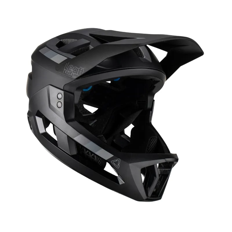 Leatt Enduro 2.0 Full Face Helmet - Stealth Black/Grey