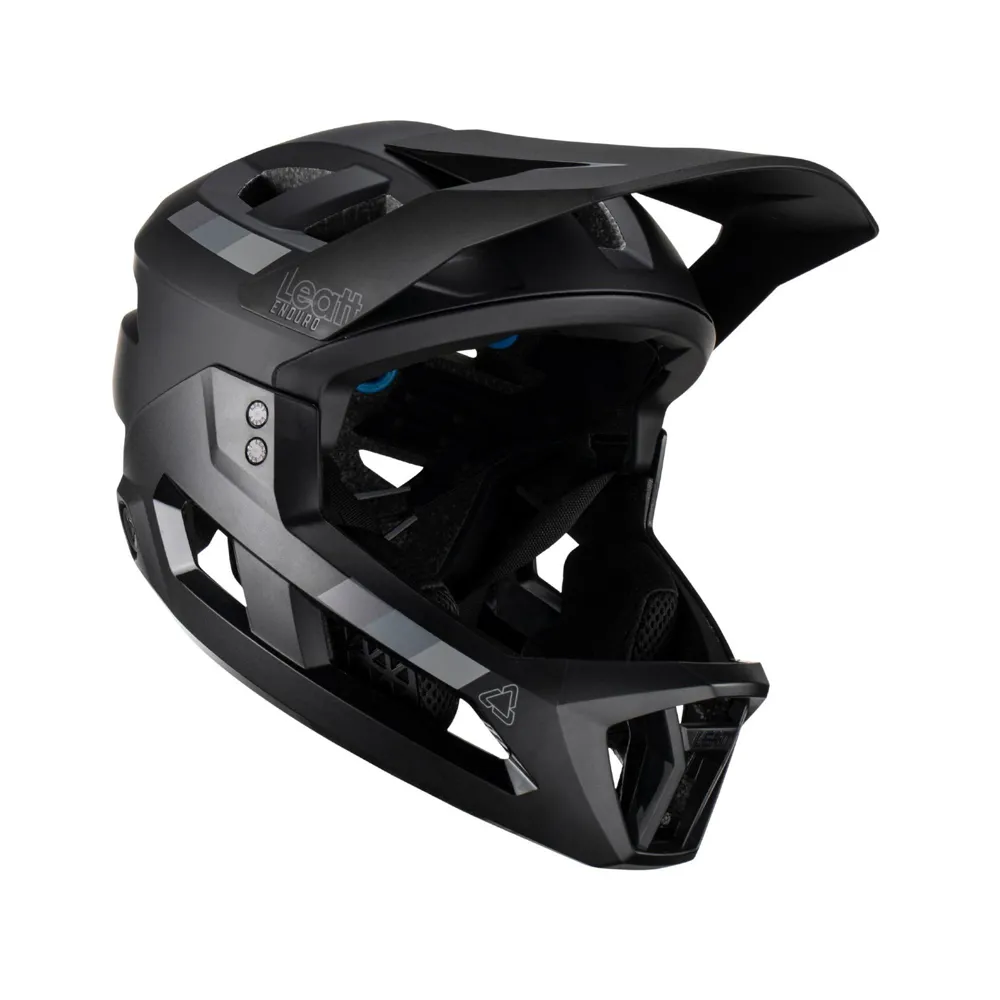 uPRISE Bikes Leatt Enduro 2.0 Full Face Helmet - Stealth Black/Grey | Price match, 365 day returns, 18-Month Warranty, Finance Available & Free UK Delivery