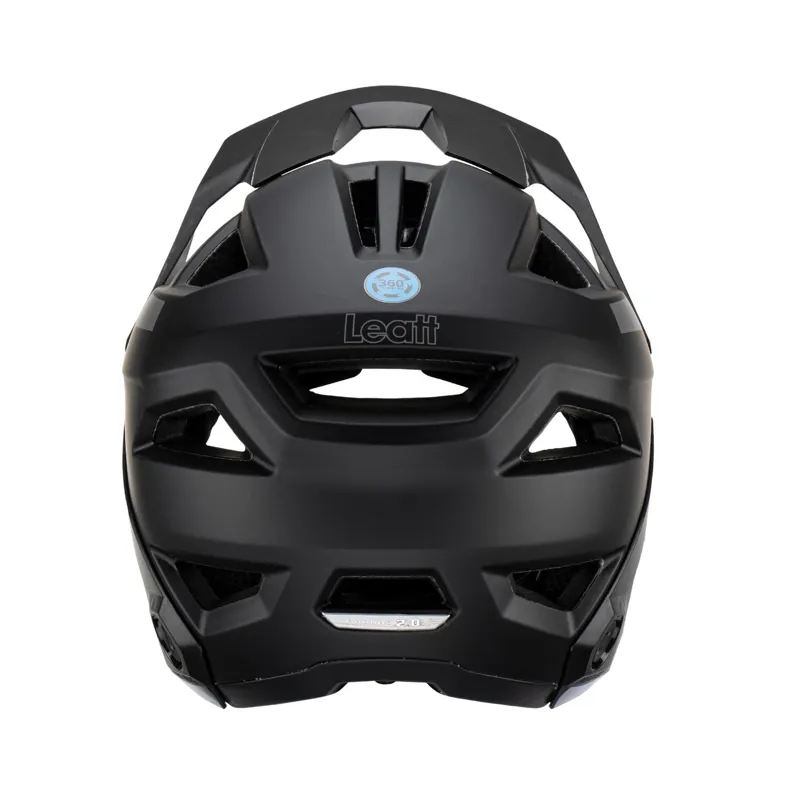 Leatt Enduro 2.0 Full Face Helmet - Stealth Black/Grey-4