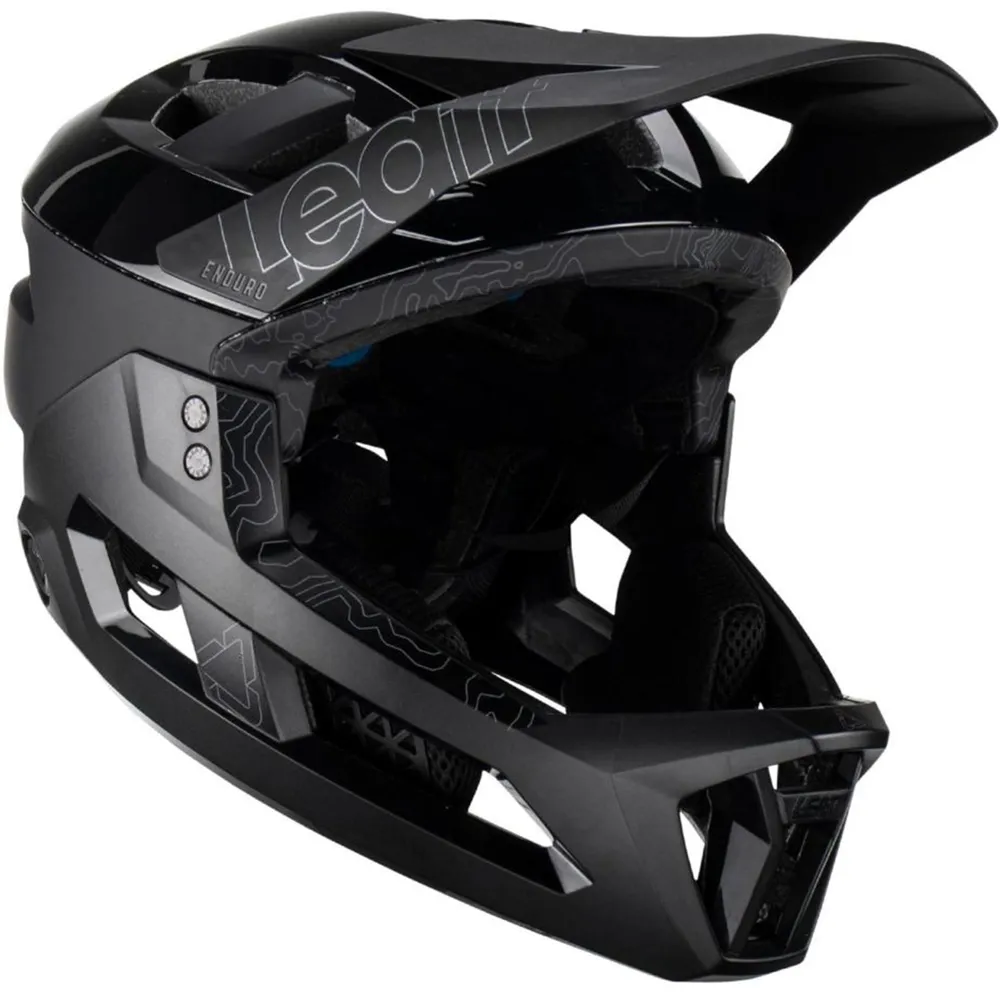uPRISE Bikes Leatt Enduro 3.0 MTB Full Face Helmet - Stealth Black/Grey | Price match, 365 day returns, 18-Month Warranty, Finance Available & Free UK Delivery