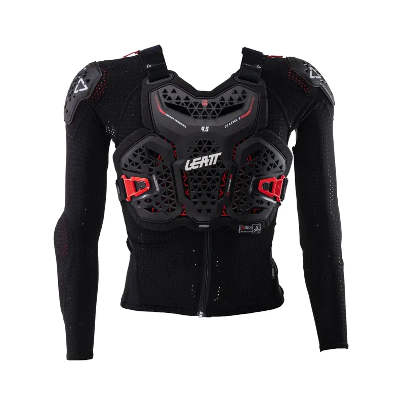 Leatt Hybrid 4.5 Junior Body Protector - Black-1