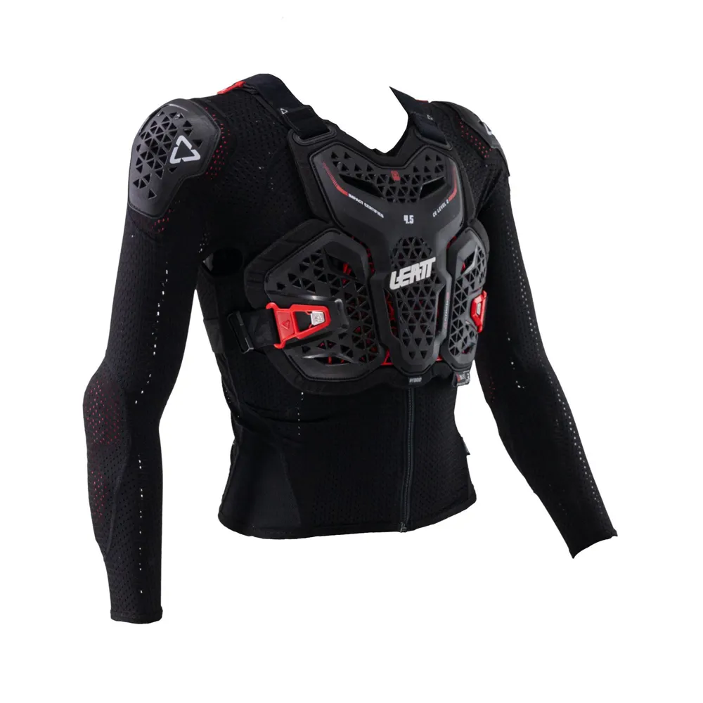uPRISE Bikes Leatt Hybrid 4.5 Junior Body Protector - Black | Price match, 365 day return s, 18-Month Warranty, Finance Available & Free UK Delivery