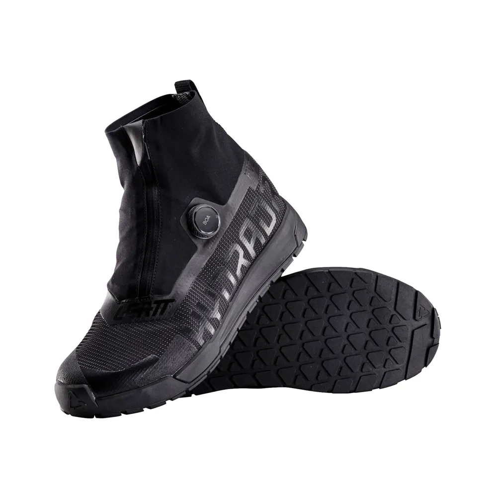 uPRISE Bikes Leatt HydraDri ProFlat 7.0 Boa Flat MTB Shoes - Black | Price match, 365 day return s, 18-Month Warranty, Finance Available & Free UK Delivery