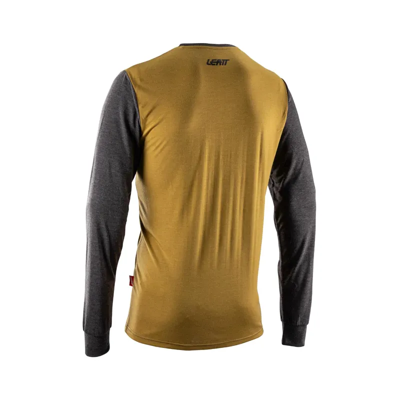 Leatt Long Sleeve Technical T-Shirt - Brass Brown-1