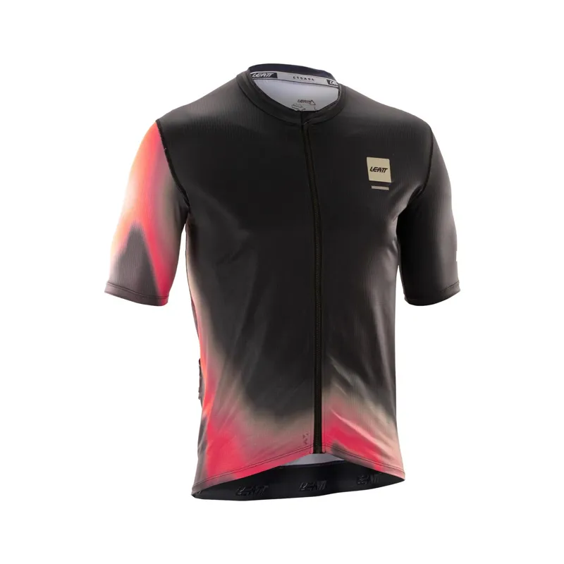 Leatt Endurance 3.0 Short Sleeve MTB Jersey - Heatmap Black
