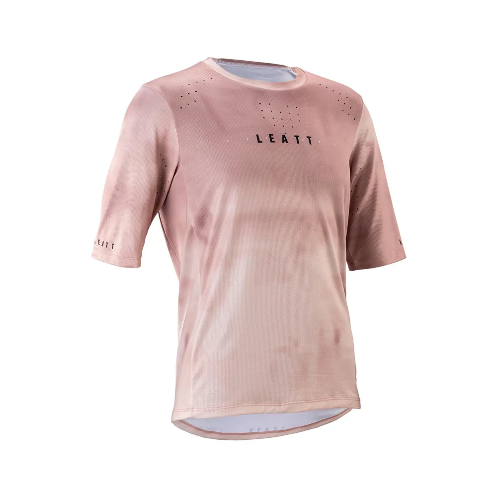 uPRISE Bikes Leatt Gravity 3.0 Women's Short Sleeve MTB Jersey - Dusty Pink | Price match, 365 day return s, 18-Month Warranty, Finance Available & Free UK Delivery
