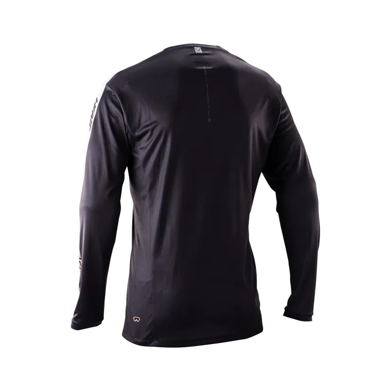 Leatt Gravity 4.0 Long Sleeve MTB Jersey - Stripe Black-1