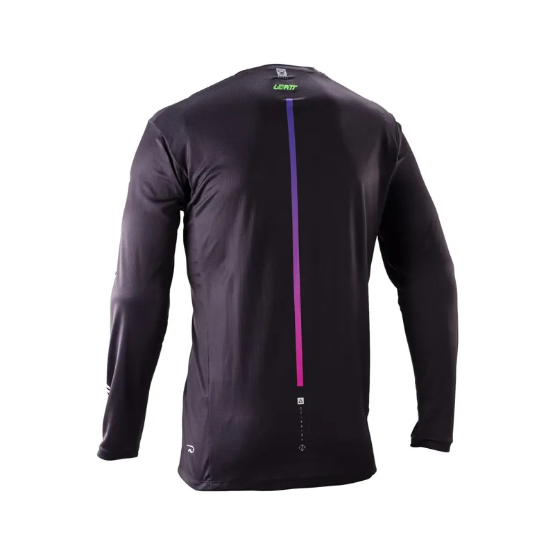 Leatt Gravity 4.0 Long Sleeve MTB Jersey - Race Black-1