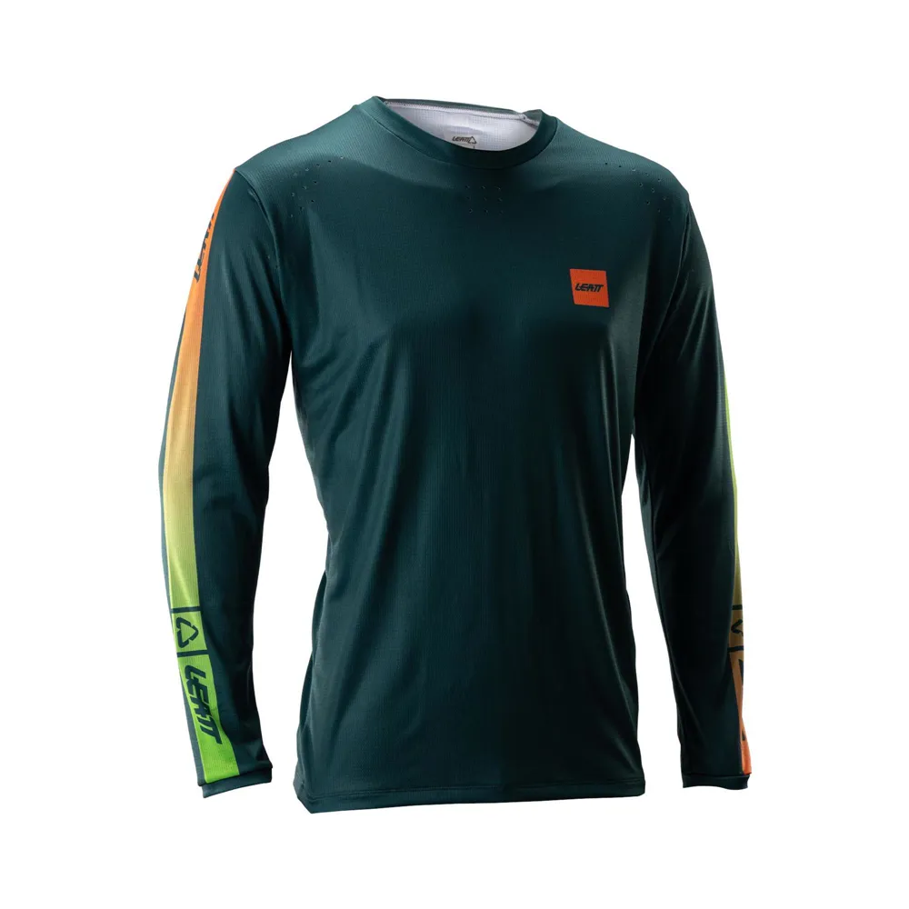 uPRISE Bikes Leatt Gravity 4.0 Long Sleeve MTB Jersey - Spruce Green | Price match, 365 day return s, 18-Month Warranty, Finance Available & Free UK Delivery