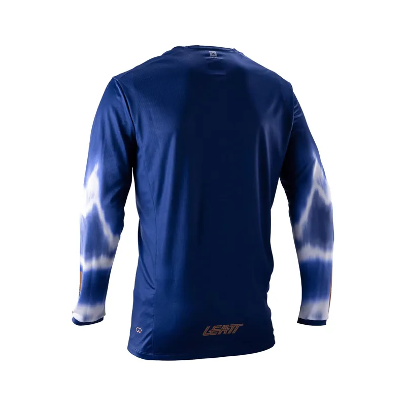Leatt Gravity 4.0 Long Sleeve MTB Jersey - Galaxy Blue-1