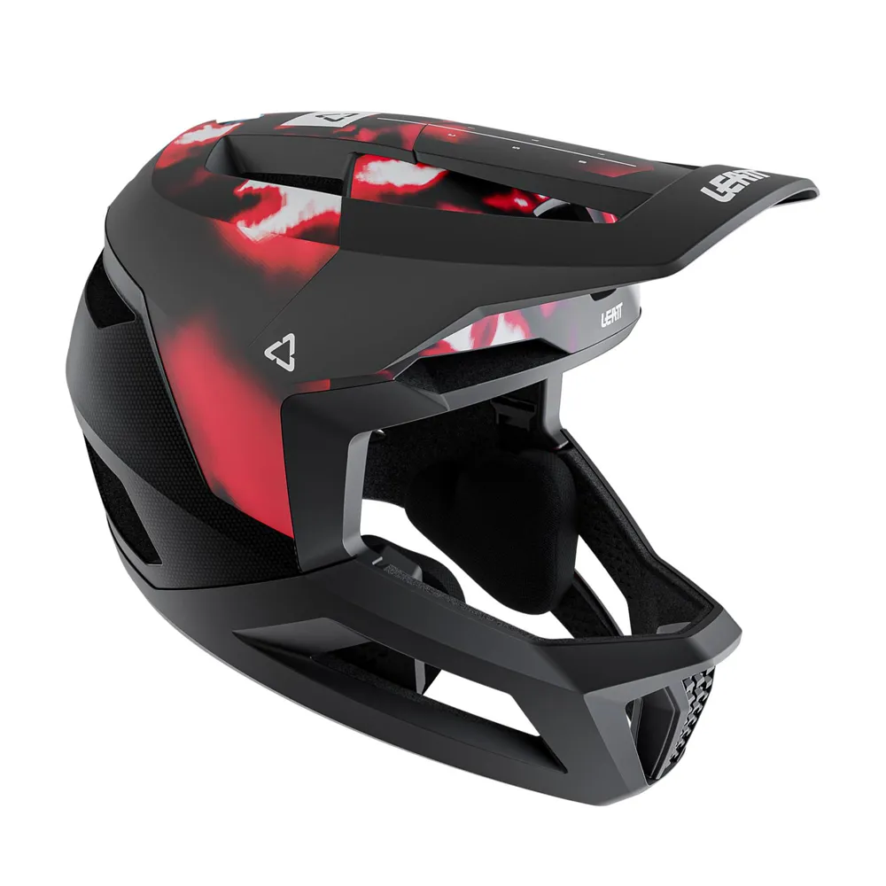 uPRISE Bikes Leatt Gravity 5.0 Full Face MTB Helmet - Red | Price match, 365 day return s, 18-Month Warranty, Finance Available & Free UK Delivery