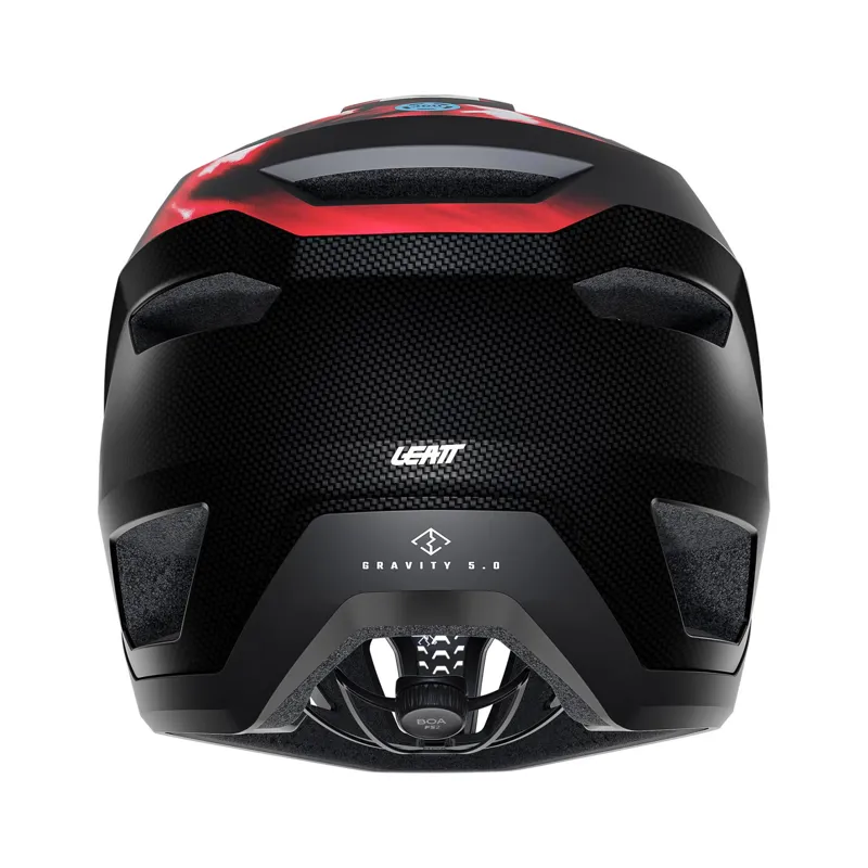 Leatt Gravity 5.0 Full Face MTB Helmet - Red-3