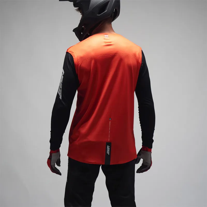Leatt Gravity 8.0 Long Sleeve MTB Jersey - Race Red-4