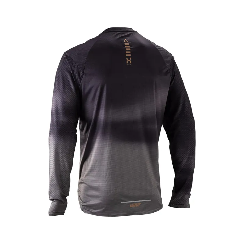 Leatt Trail 3.0 Long Sleeve MTB Jersey - Ghost Black-1