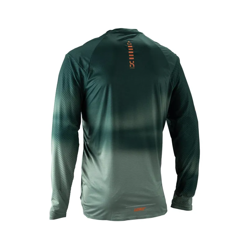 Leatt Trail 3.0 Long Sleeve MTB Jersey - Spruce Green-1