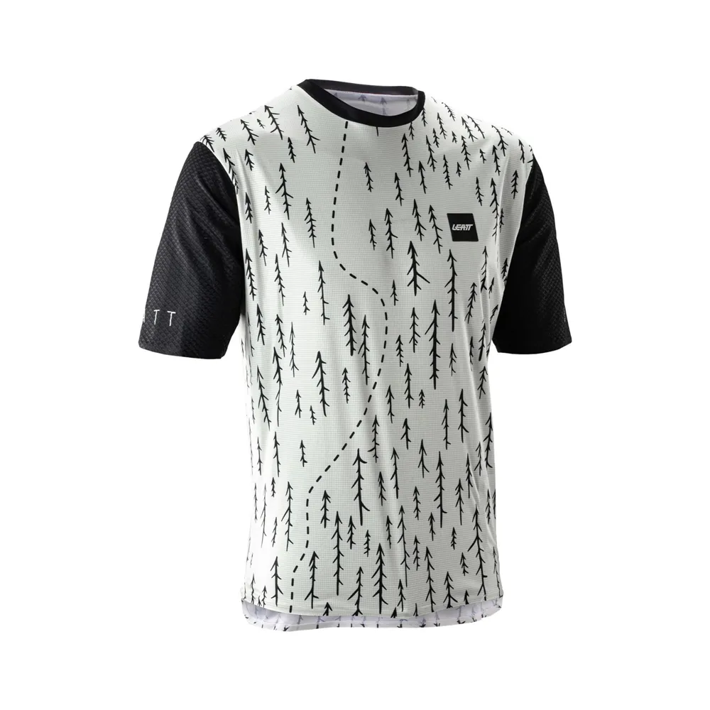 uPRISE Bikes Leatt Trail 3.0 Men's Short Sleeve Jersey - Trails White | Price match, 365 day return s, 18-Month Warranty, Finance Available & Free UK Delivery