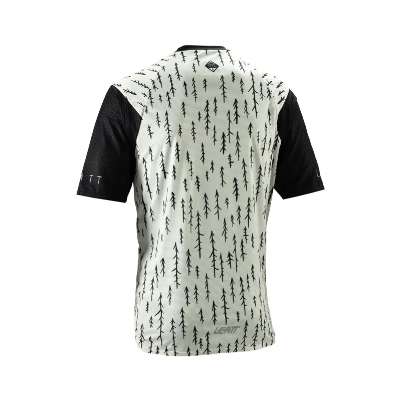Leatt Trail 3.0 Men's Short Sleeve Jersey - Trails White-1