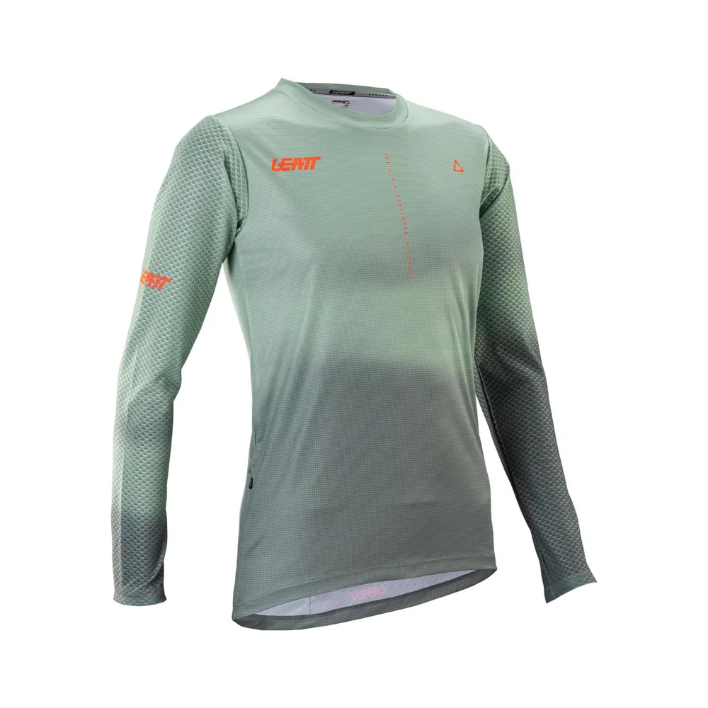 uPRISE Bikes Leatt Trail 3.0 Women's Long Sleeve MTB Jersey - Mist Green | Price match, 365 day return s, 18-Month Warranty, Finance Available & Free UK Delivery