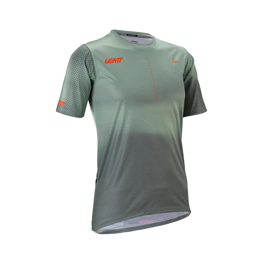 uPRISE Bikes Leatt Trail 3.0 Women's Short Sleeve MTB Jersey - Mist Green | Price match, 365 day return s, 18-Month Warranty, Finance Available & Free UK Delivery