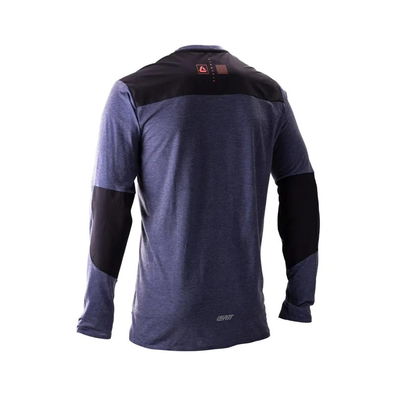 Leatt Trail 4.0 Men's Long Sleeve Jersey - Galaxy Blue-1