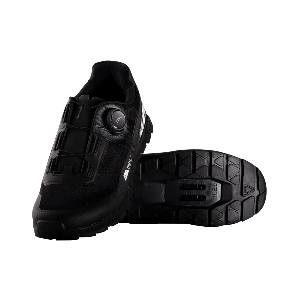 uPRISE Bikes Leatt ProClip 6.0 Trail Boa MTB Shoes - Black | Price match, 365 day return s, 18-Month Warranty, Finance Available & Free UK Delivery