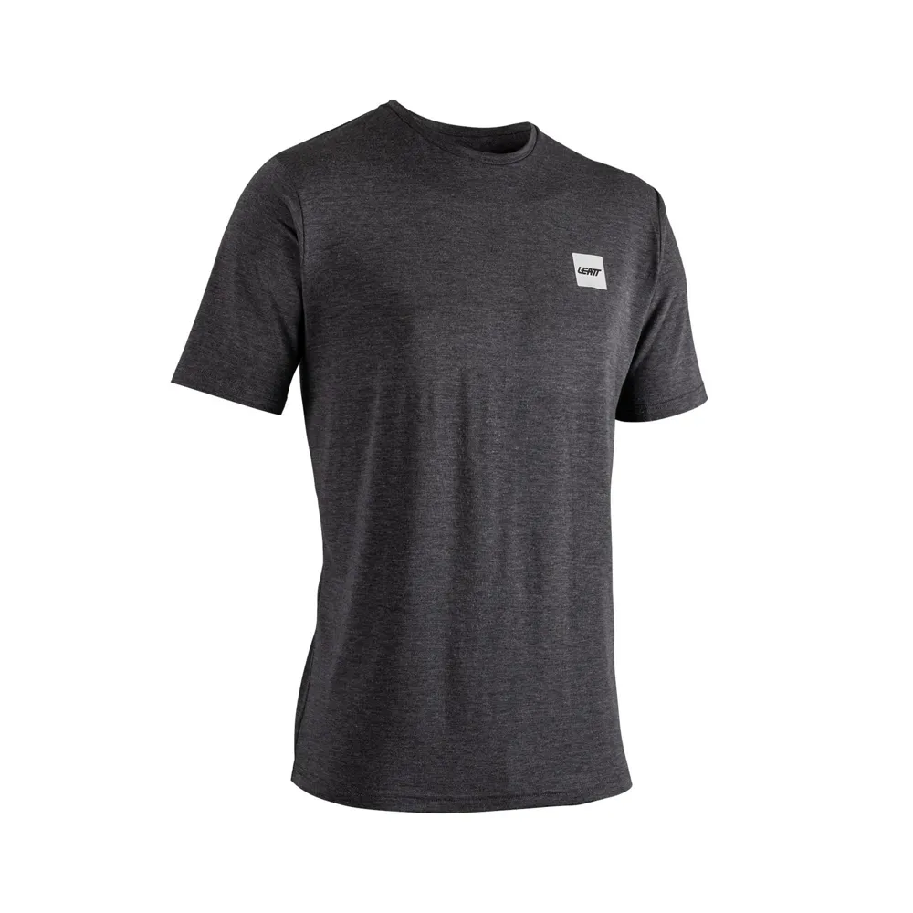 uPRISE Bikes Leatt Technical T-Shirt - Ghost Black | Price match, 365 day return s, 18-Month Warranty, Finance Available & Free UK Delivery