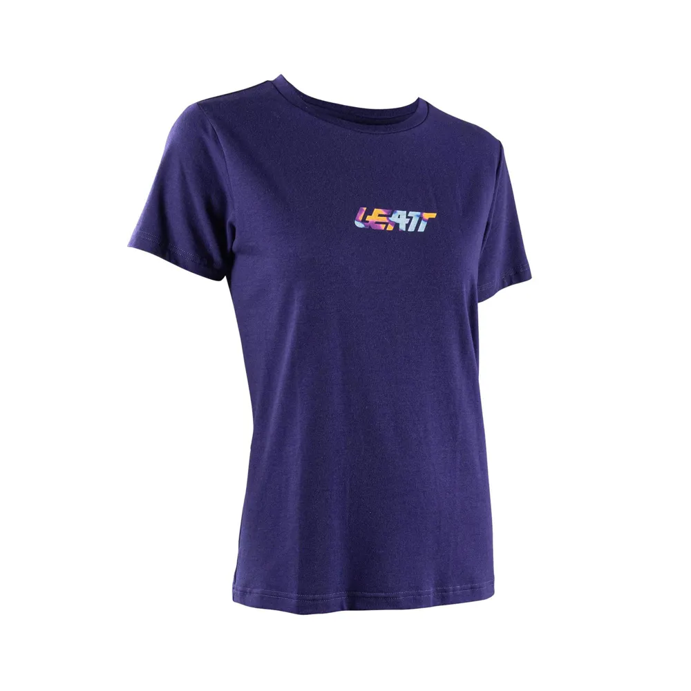 uPRISE Bikes Leatt Core Women's Short Sleeve T-Shirt - Galaxy Blue | Price match, 365 day return s, 18-Month Warranty, Finance Available & Free UK Delivery