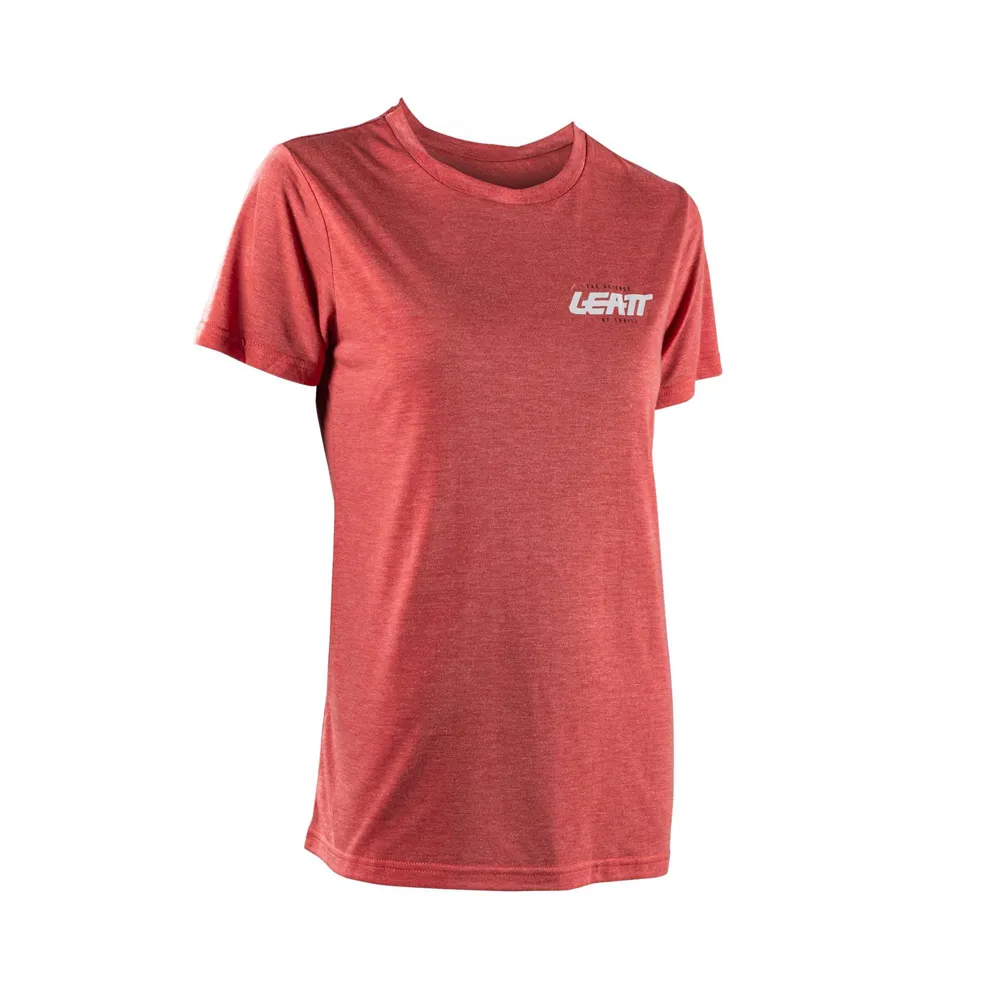 uPRISE Bikes Leatt Women's Technical T-Shirt - Dusty Red | Price match, 365 day return s, 18-Month Warranty, Finance Available & Free UK Delivery