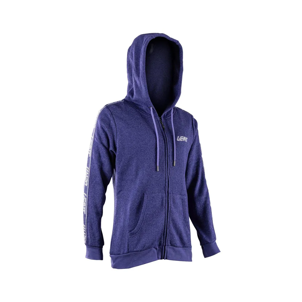 uPRISE Bikes Leatt Zip Up Tech Women's Hoodie - Cosmic Blue | Price match, 365 day return s, 18-Month Warranty, Finance Available & Free UK Delivery