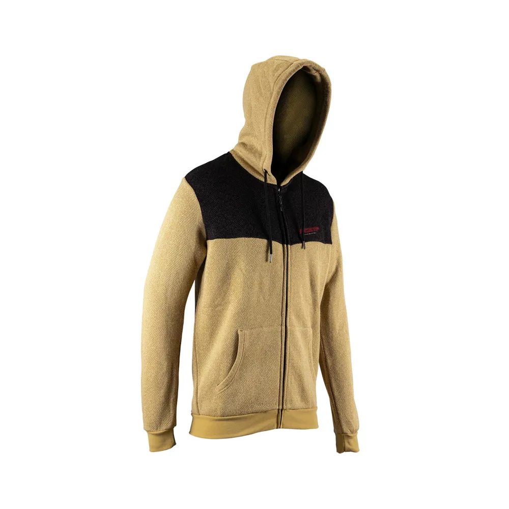 uPRISE Bikes Leatt Zip Up Tech Hoodie - Brass Brown | Price match, 365 day return s, 18-Month Warranty, Finance Available & Free UK Delivery