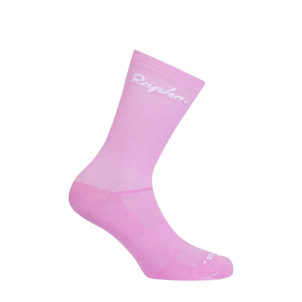 uPRISE Bikes Rapha Logo Cycling Socks - Quartz/White | Price match, 365 day returns, 18-Month Warranty, Finance Available & Free UK Delivery
