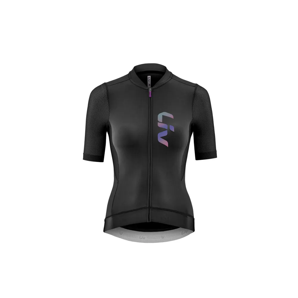 uPRISE Bikes Liv Race Day Women's Short Sleeve Jersey - Black | Price match, 365 day return s, 18-Month Warranty, Finance Available & Free UK Delivery