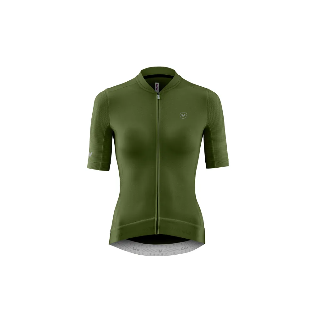 uPRISE Bikes Liv Vantage Women's Short Sleeve Jersey - Dried Matcha Green | Price match, 365 day return s, 18-Month Warranty, Finance Available & Free UK Delivery