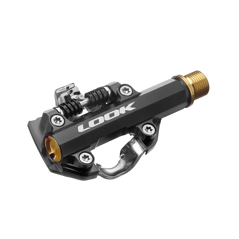 Look X-One-G Ti Clipless Gravel Pedals - Black-1