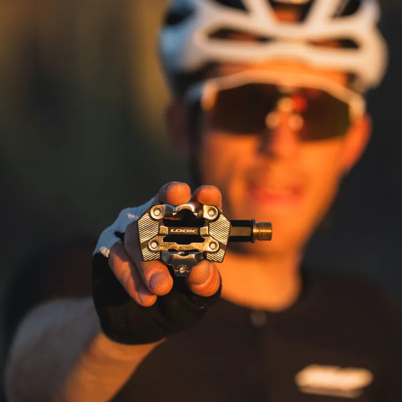 Look X-One-G Ti Clipless Gravel Pedals - Black-8