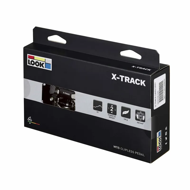 Look X-Track Clipless MTB Pedals - Dark Grey-3