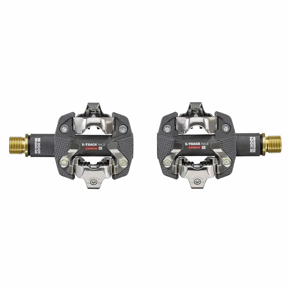 uPRISE Bikes Look X-Track Race Carbon Ti Clipless MTB Pedals - Black | Price match, 365 day returns, 18-Month Warranty, Finance Available & Free UK Delivery