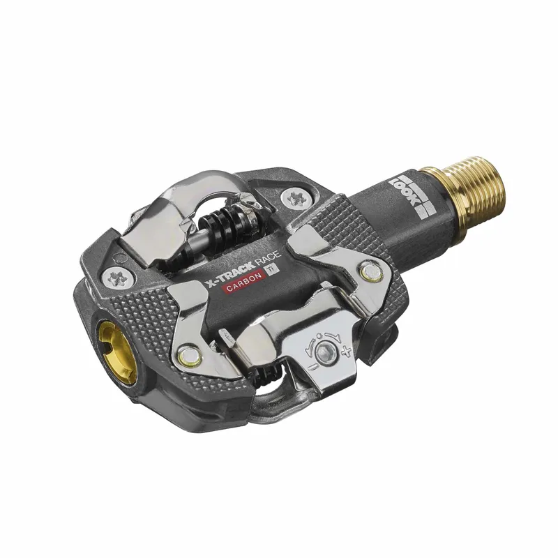 Look X-Track Race Carbon Ti Clipless MTB Pedals - Black-1