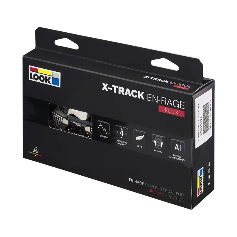 Look X-Track EN-RAGE Plus Clipless MTB Pedals - Black-3