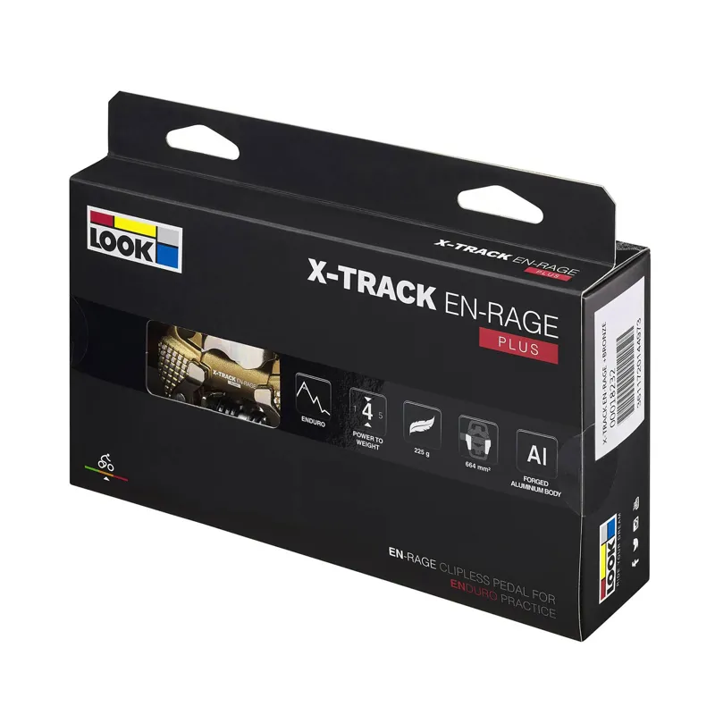 Look X-Track EN-RAGE Plus Clipless MTB Pedals - Bronze-3